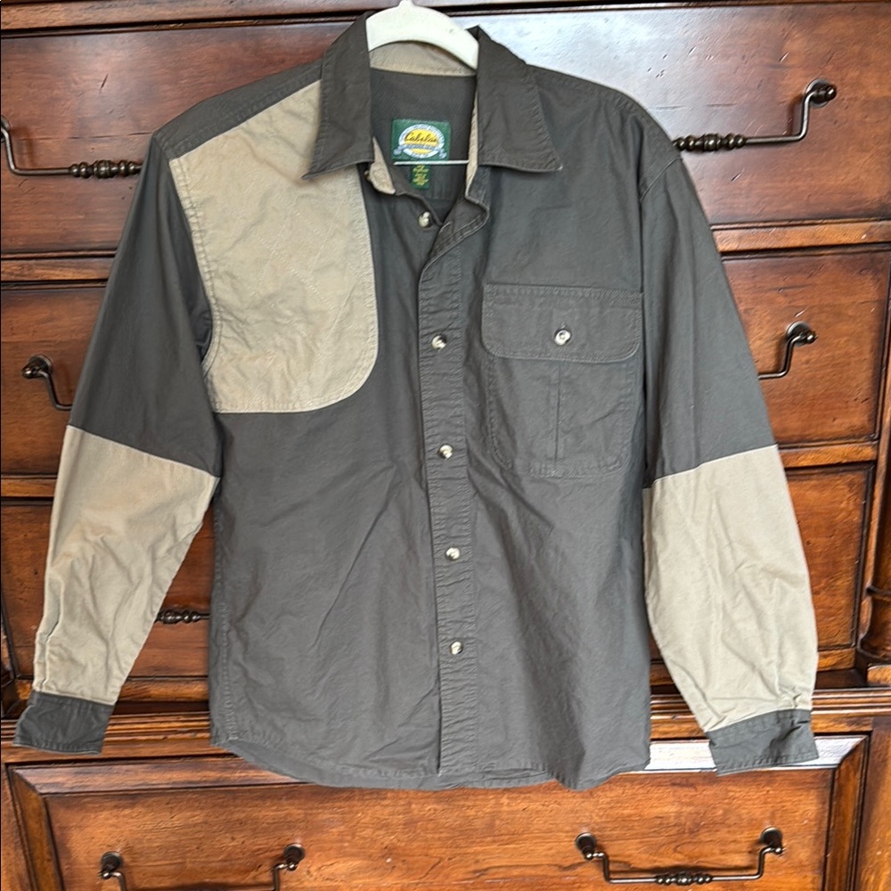 Cabela's Boys Size Large Two-Tone Button-down Shirt
